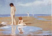 William Stott of Oldham Study of A Summer-s Day Spain oil painting artist